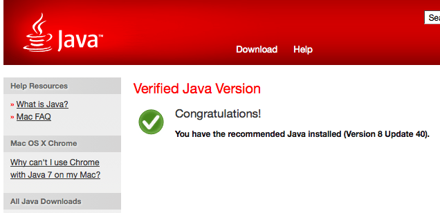 Java not working after download